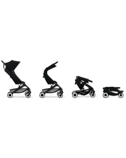 Passeggino Agis - Magic Black - Telaio Nero - dai 6 mesi ai 4 anni - Compatibile con il Bagaglio a Mano