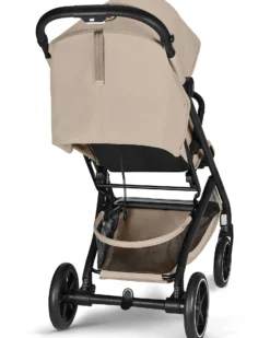 Passeggino Beezy - Almond Beige - Telaio Nero - Il più Compatto