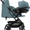 Passeggino Beezy - Stormy Blue - Telaio Nero - Il più Compatto