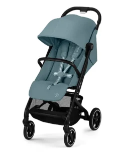 Passeggino Beezy - Stormy Blue - Telaio Nero - Il più Compatto