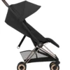 Passeggino Coya - Sepia Black - Telaio Rosegold - Leggero e Ultracompatto