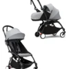 Passeggino Duo YOYO3 Grigio - Telaio Nero - Seduta 6+ e Kit Neonati 0+