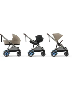 Passeggino Elettrico E-Gazelle S - Almond Beige - dalla Nascita ai 4 Anni - Multifunzionale