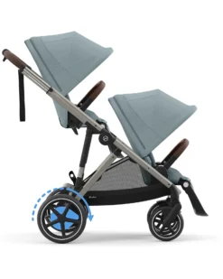 Passeggino Elettrico E-Gazelle S - Stormy Blue/Light Blue - dalla Nascita ai 4 Anni - Multifunzionale