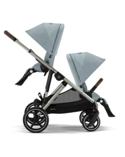Passeggino Gazelle S - Telaio Tortora - Stormy Blue - dalla Nascita ai 4 Anni - Multifunzionale