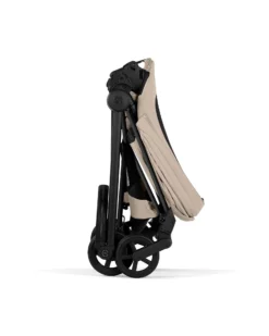 Passeggino Mios Duo Comfort - Telaio Matt Black + Seduta e Navicella Richiudibile Cozy Beige