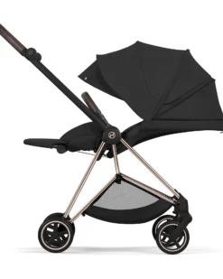 Passeggino Mios Duo Comfort - Telaio Rosegold + Seduta e Navicella Richiudibile Sepia Black