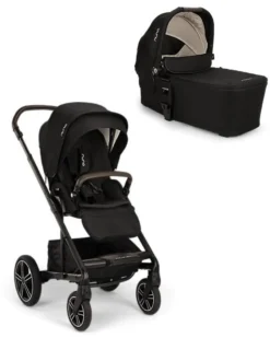 Passeggino Mixx Next + Navicella per Passeggino Mixx Next - Caviar - Si Collegano Con Un Click