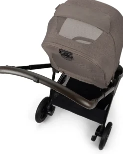 Passeggino Triv Next - Chestnut - Telaio Nero - Ideale per Viaggiare e per la Città