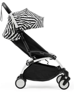 Passeggino YOYO3 Telaio Bianco e Seduta Zebra - Dai 6 Mesi
