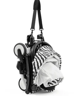 Passeggino YOYO3 Telaio Bianco e Seduta Zebra - Dai 6 Mesi