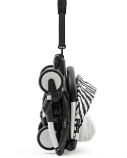 Passeggino YOYO3 Telaio Bianco e Seduta Zebra - Dai 6 Mesi