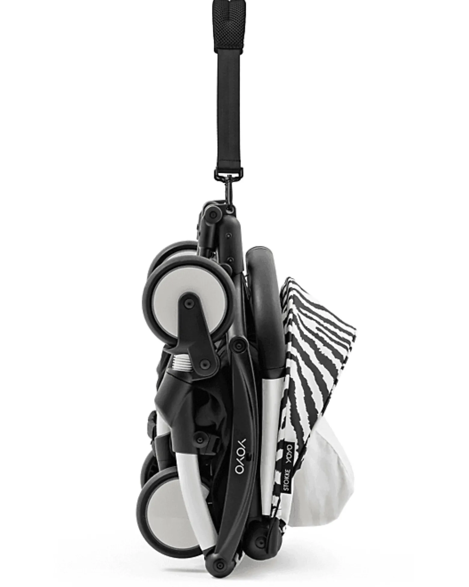 Passeggino YOYO3 Telaio Bianco e Seduta Zebra - Dai 6 Mesi