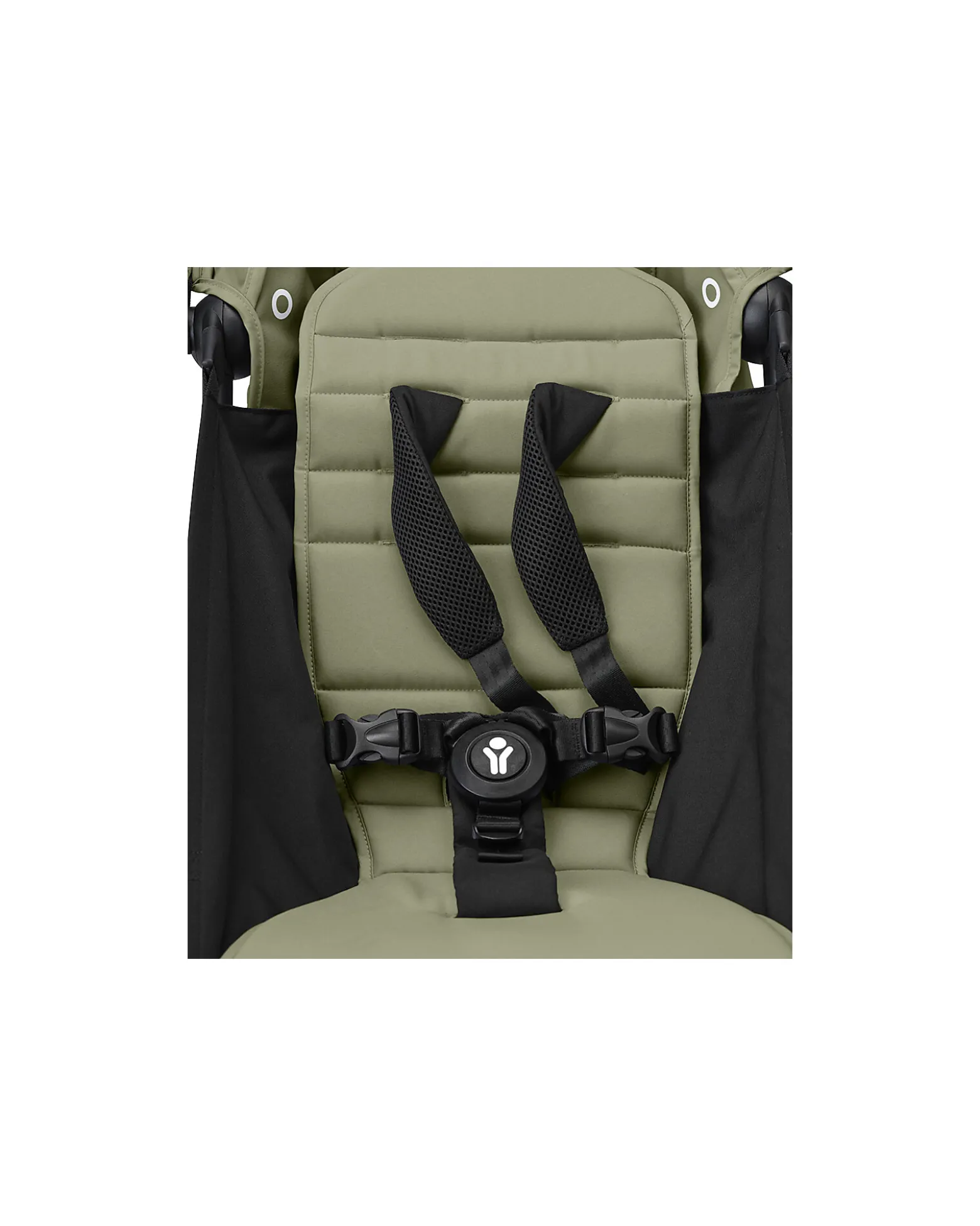 Passeggino YOYO3 Telaio Nero e Seduta Olive - Dai 6 Mesi