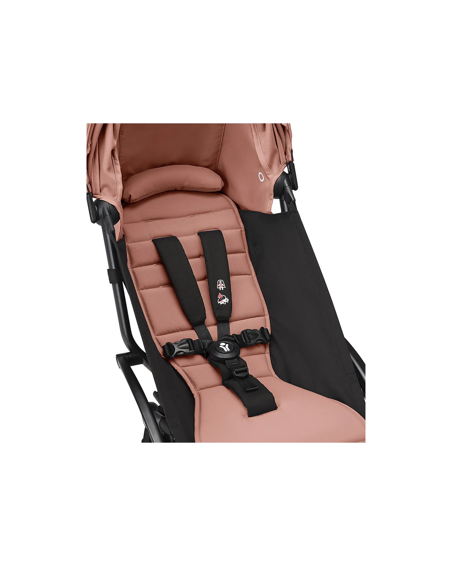 Passeggino YOYO3 Telaio Nero e Seduta Ginger - Dai 6 Mesi