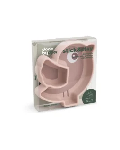 Piatto a Scomparti - Silicone Alimentare - Stick&Stay - Birdee - Cipria