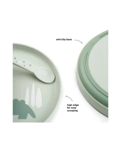Piatto Foodie - Croco Verde - 100% PP Alimentare