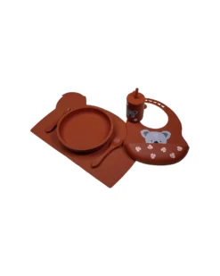 Piatto in Silicone - Ruggine - 100% Sicuro