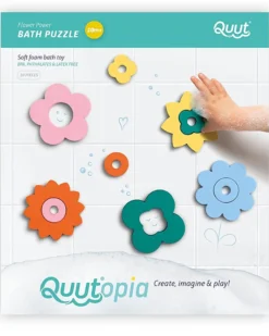 Puzzle da Bagno dei Fiori - Stile Retrò Divertente ed Eco-friendly