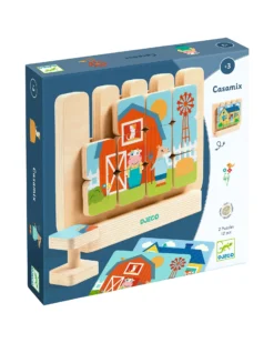 Puzzle In Legno Verticale Casamix - 12 pezzi - 3+ anni