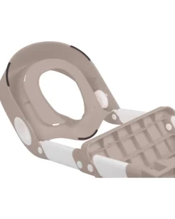 Riduttore WC con Scaletta - Sabbia - Antiscivolo - 34 x 35 x 44 cm