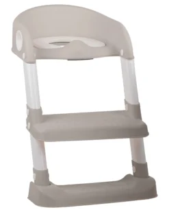 Riduttore WC con Scaletta - Sabbia - Antiscivolo - 34 x 35 x 44 cm