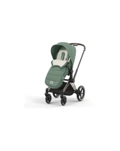 Sacco Coprigambe Platinum - Leaf Green - per Passeggini Priam e Mios