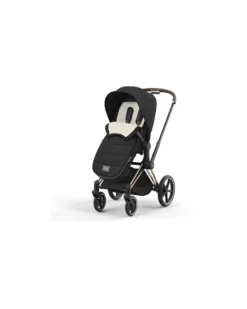 Sacco Coprigambe Platinum - Sepia Black - per Passeggini Priam e Mios