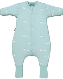 Sacco Nanna con Piedini e Calzini Antiscivolo Incorporati - Maniche Removibili - Duck Family - TOG 2.5 - 2 anni (80-90 cm)
