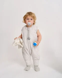 Sacco Nanna con Piedini e Calzini Incorporati - Dawn Stripes - TOG 1 - 2 anni (80-90 cm)