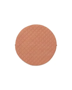 Sacco Portagiochi e Tappeto Gioco Imbottito 2 in 1 Soft Cotone Biologico - Marrone Aranciato