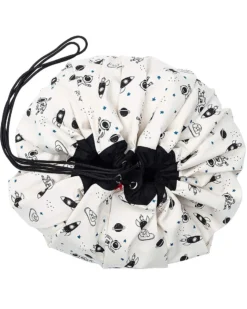 Sacco Portagiochi e Tappeto 2 in 1 Original cotone - Spazio - Si Illumina al Buio!