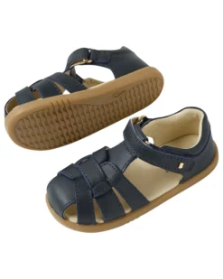 Sandali I Walk Skip Twist - Blu Navy - Pelle Premium - Camminatori Esperti