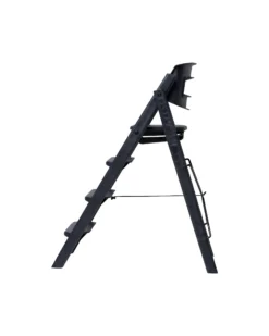 Sedia Evolutiva KLAPP - Antracite - Pieghevole Salvaspazio - 100% Materiali Riciclati