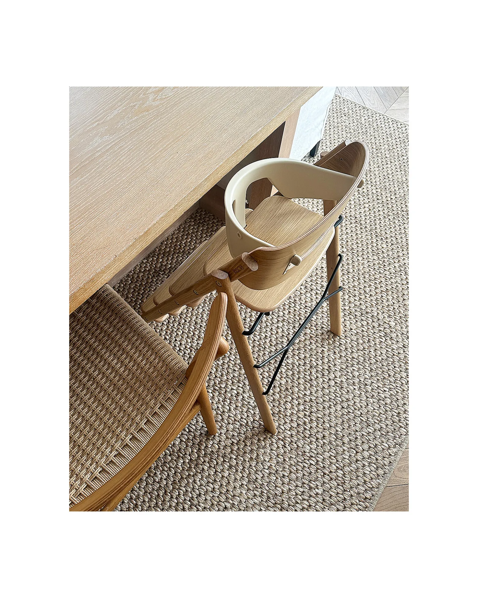 Sedia Evolutiva KLAPP - Naturale - Pieghevole Salvaspazio - Legno di Quercia
