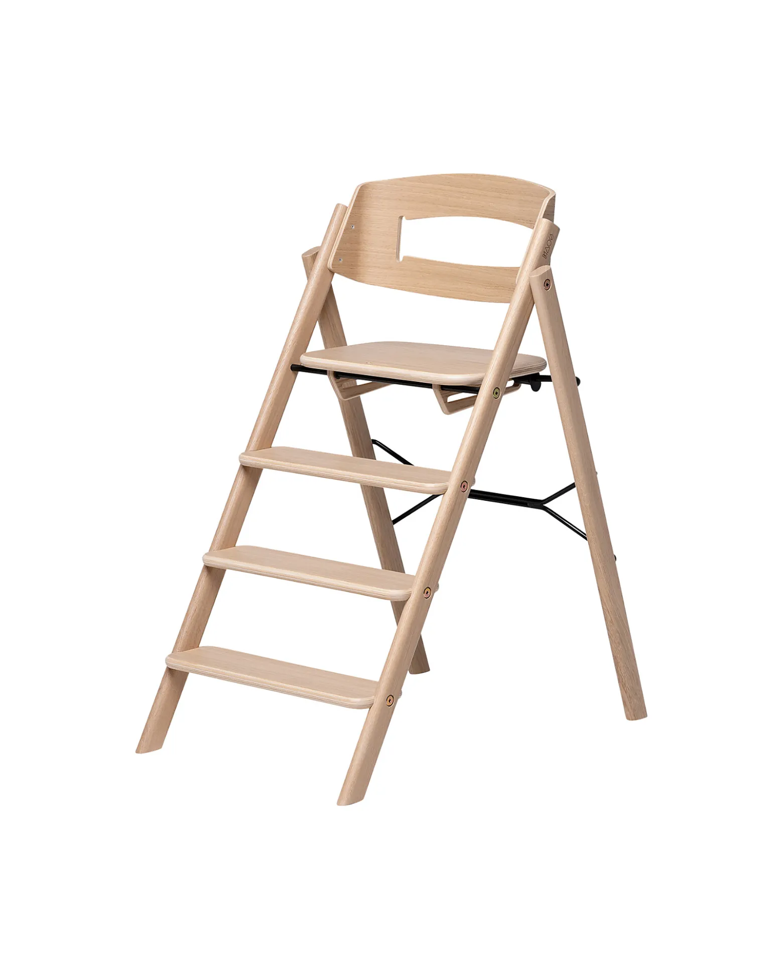 Sedia Evolutiva KLAPP - Naturale - Pieghevole Salvaspazio - Legno di Quercia