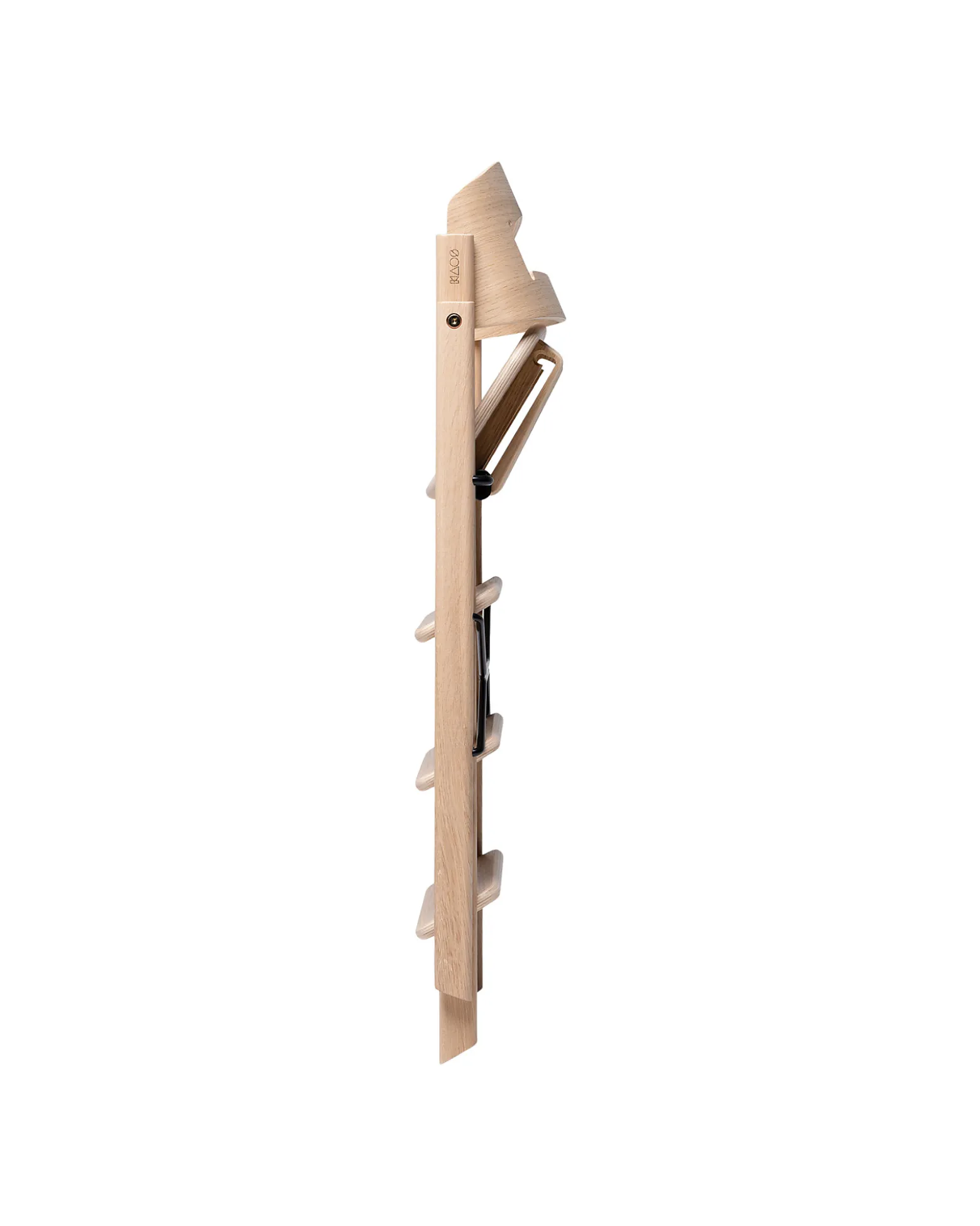 Sedia Evolutiva KLAPP - Naturale - Pieghevole Salvaspazio - Legno di Quercia