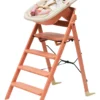 Sedia Evolutiva KLAPP + Sdraietta Neonato - Terracotta - 100% Materiali Riciclati