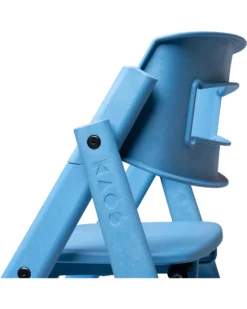 Sedia Evolutiva KLAPP + Sdraietta Neonato - Blu e Sabbia - 100% Materiali Riciclati