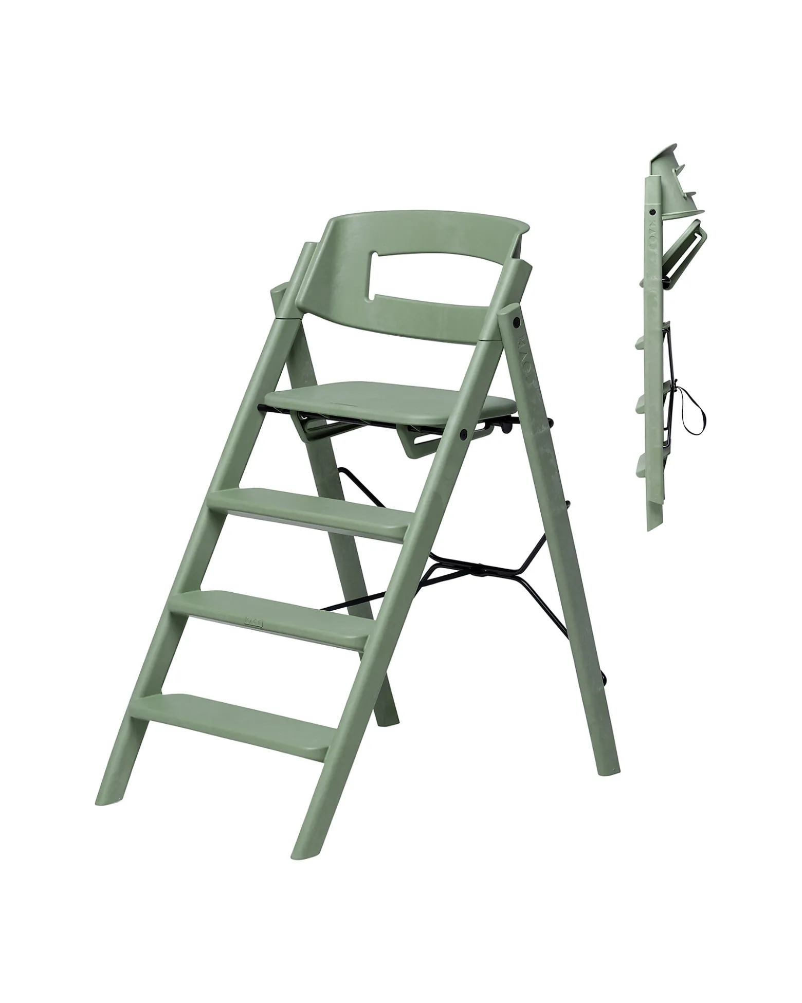 Sedia Evolutiva KLAPP - Verde - Pieghevole Salvaspazio - 100% Materiali Riciclati