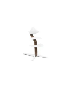 Sedia Evolutiva Nomi - Bianco - Legno di Noce Massello