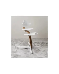 Sedia Evolutiva Nomi - Bianco - Legno di Rovere