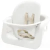 Sedia Evolutiva Steps con Baby Set Vassoio e Imbracatura - Bianco e Naturale - Dai 6 Mesi