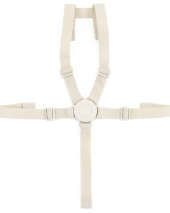 Sedia Evolutiva Steps con Baby Set Vassoio e Imbracatura - Bianco e Naturale - Dai 6 Mesi