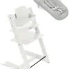 Sedia Evolutiva Tripp Trapp Bianco in Faggio + Baby Set + Newborn Set