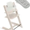 Sedia Evolutiva Tripp Trapp Bianca in Faggio + Baby Set + Newborn Set