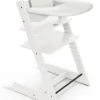 Sedia Evolutiva Tripp Trapp Bianco in Faggio + Baby Set + Vassoio Bianco - 6M+