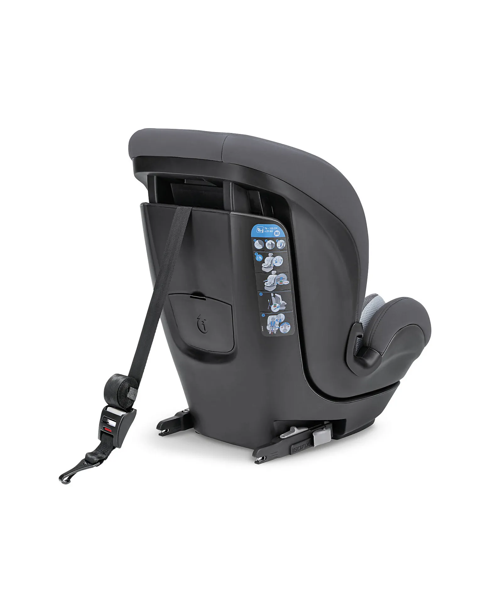 Seggiolino Auto Caboto i-Size - Vulcan Black - dai 15 Mesi Fino a 12 Anni
