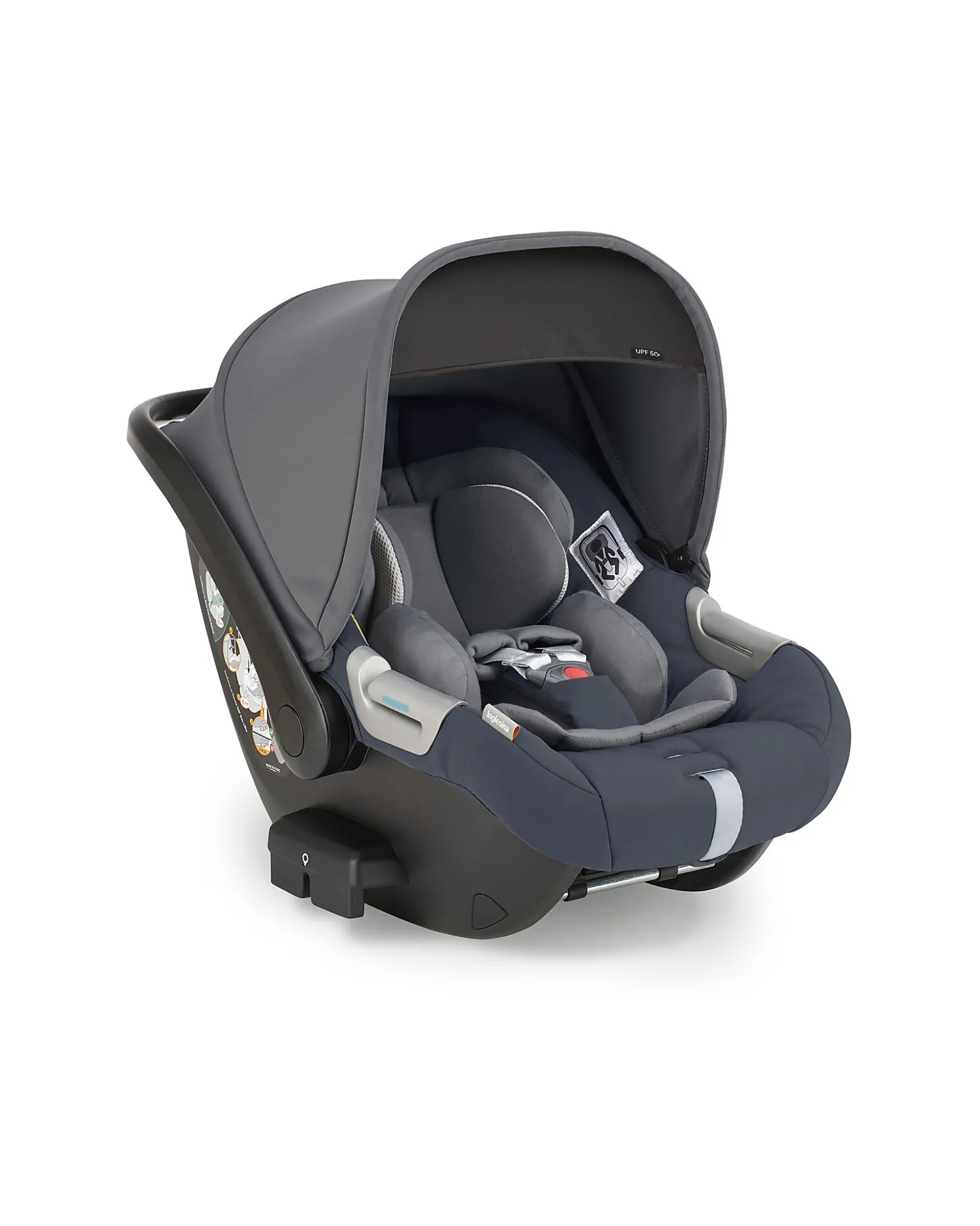 Seggiolino Auto Darwin Infant i-Size - Electa - Rooftop Blue - dalla Nascita Fino ai 12 Mesi