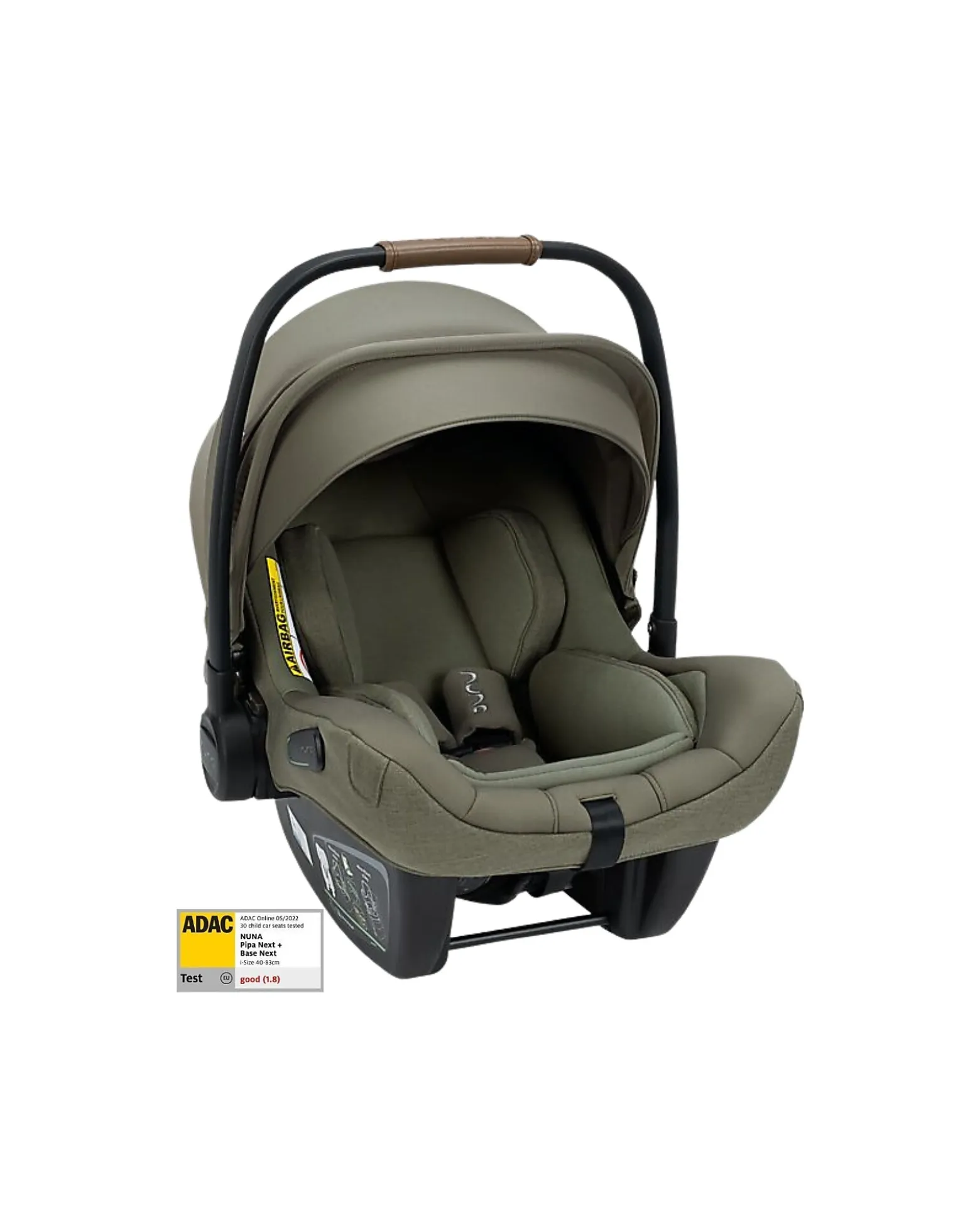 Seggiolino Auto Pipa Next i-Size - Pine - Doppia Installazione - Gruppo 0+